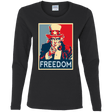 T-Shirts Black / S Freedom Women's Long Sleeve T-Shirt