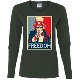 T-Shirts Forest / S Freedom Women's Long Sleeve T-Shirt