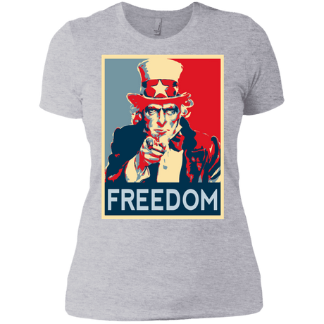 T-Shirts Heather Grey / X-Small Freedom Women's Premium T-Shirt