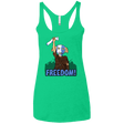 T-Shirts Envy / X-Small Freedom Women's Triblend Racerback Tank