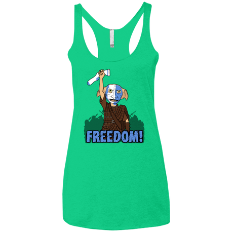 T-Shirts Envy / X-Small Freedom Women's Triblend Racerback Tank