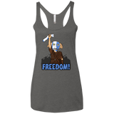 T-Shirts Premium Heather / X-Small Freedom Women's Triblend Racerback Tank