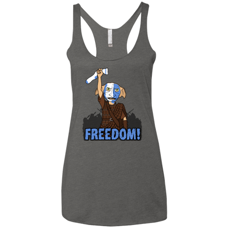 T-Shirts Premium Heather / X-Small Freedom Women's Triblend Racerback Tank