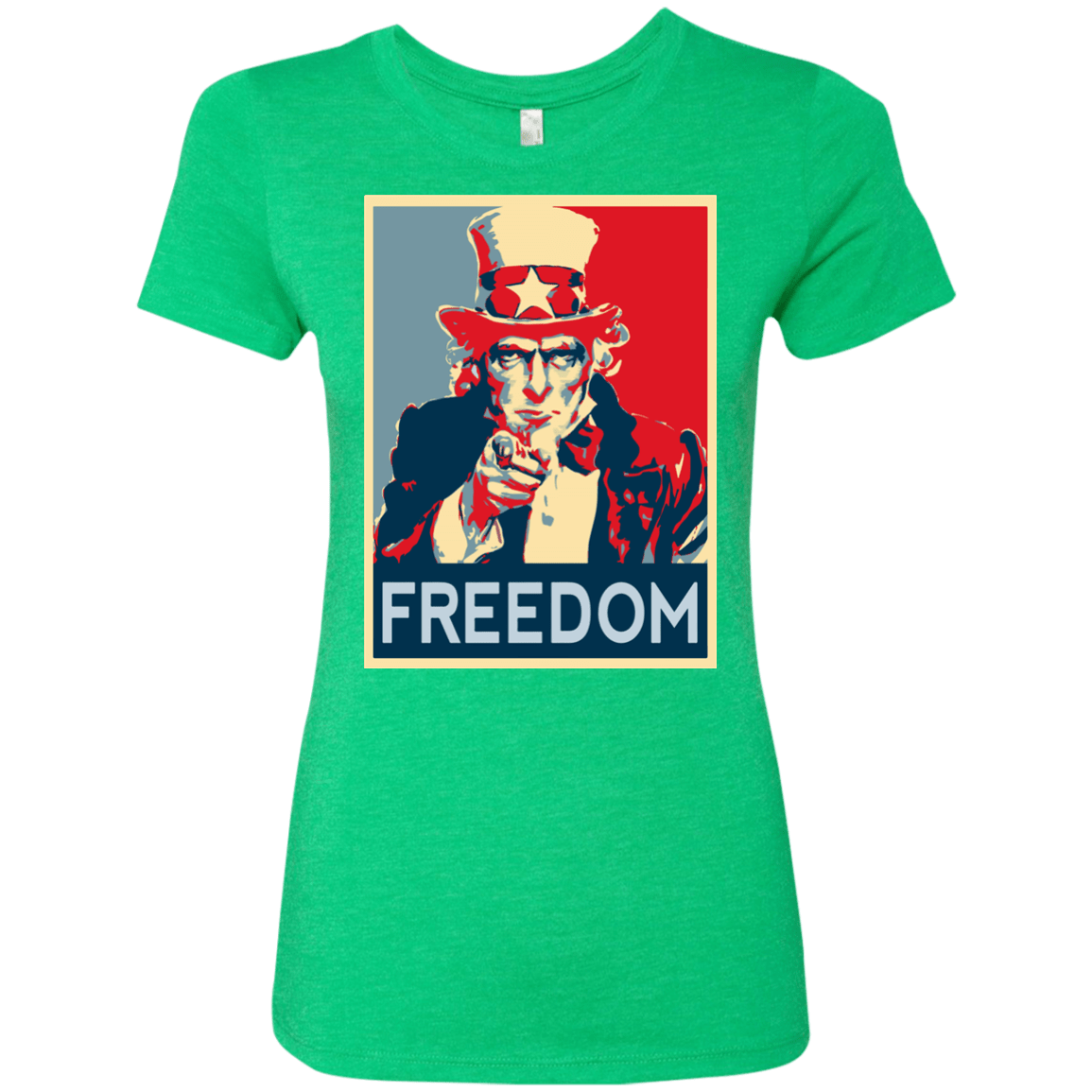 T-Shirts Envy / S Freedom Women's Triblend T-Shirt