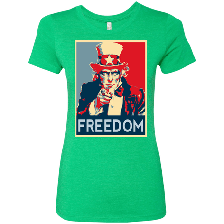 T-Shirts Envy / S Freedom Women's Triblend T-Shirt
