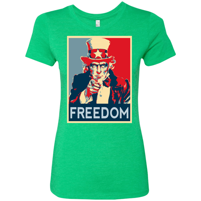 T-Shirts Envy / S Freedom Women's Triblend T-Shirt