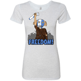 T-Shirts Heather White / Small Freedom Women's Triblend T-Shirt