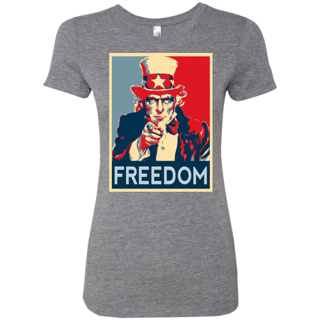 T-Shirts Premium Heather / S Freedom Women's Triblend T-Shirt