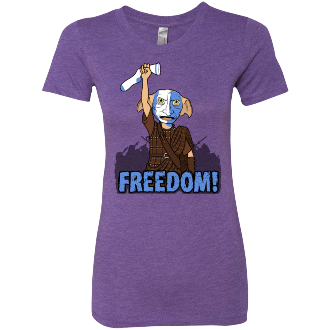 T-Shirts Purple Rush / Small Freedom Women's Triblend T-Shirt