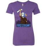 T-Shirts Purple Rush / Small Freedom Women's Triblend T-Shirt