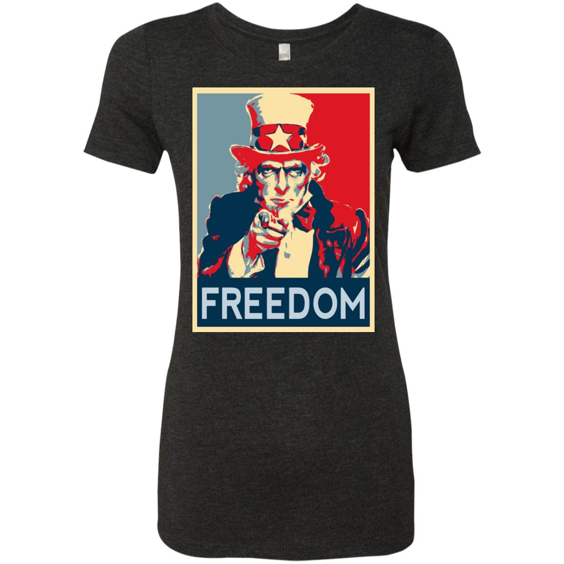 T-Shirts Vintage Black / S Freedom Women's Triblend T-Shirt