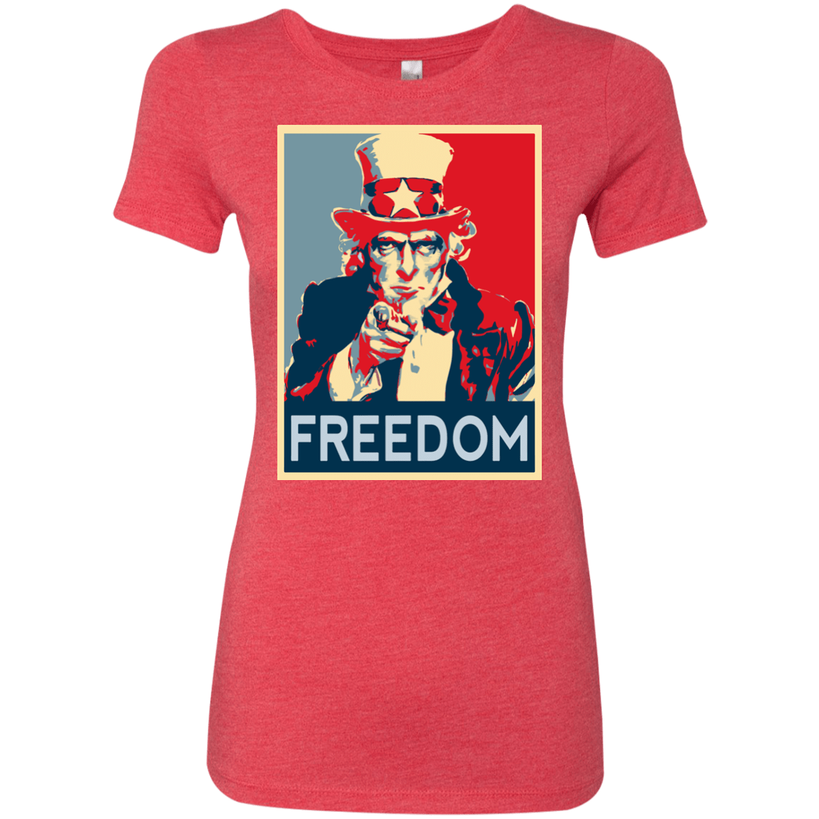 T-Shirts Vintage Red / S Freedom Women's Triblend T-Shirt