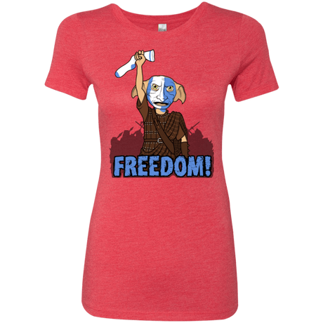 T-Shirts Vintage Red / Small Freedom Women's Triblend T-Shirt