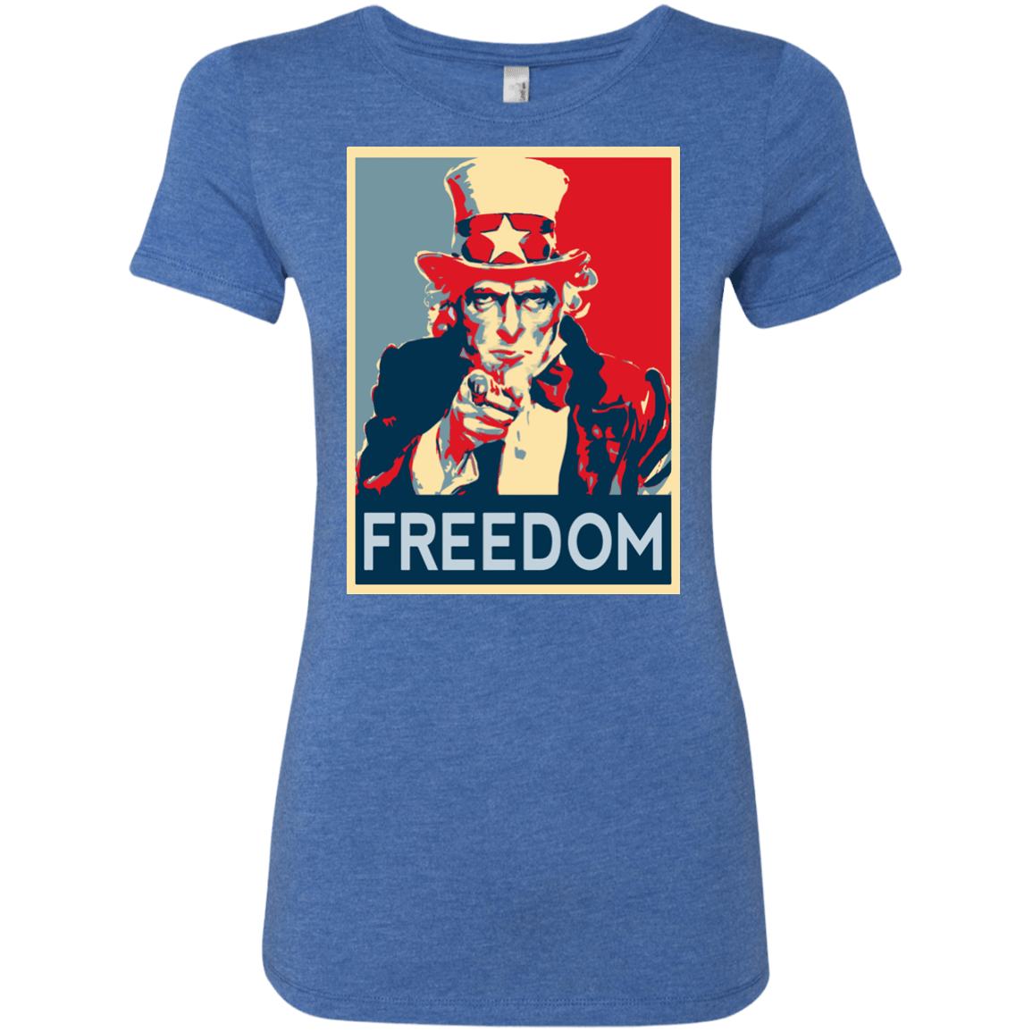 T-Shirts Vintage Royal / S Freedom Women's Triblend T-Shirt