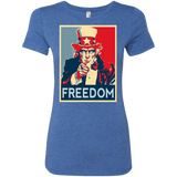 T-Shirts Vintage Royal / S Freedom Women's Triblend T-Shirt