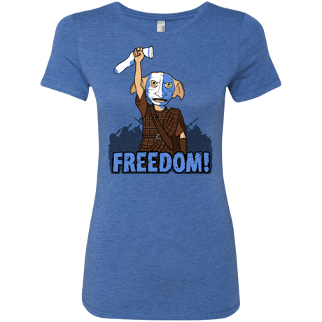 T-Shirts Vintage Royal / Small Freedom Women's Triblend T-Shirt