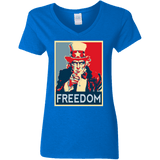 T-Shirts Royal / S Freedom Women's V-Neck T-Shirt