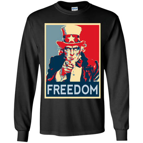 T-Shirts Black / YS Freedom Youth Long Sleeve T-Shirt