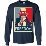 T-Shirts Navy / YS Freedom Youth Long Sleeve T-Shirt