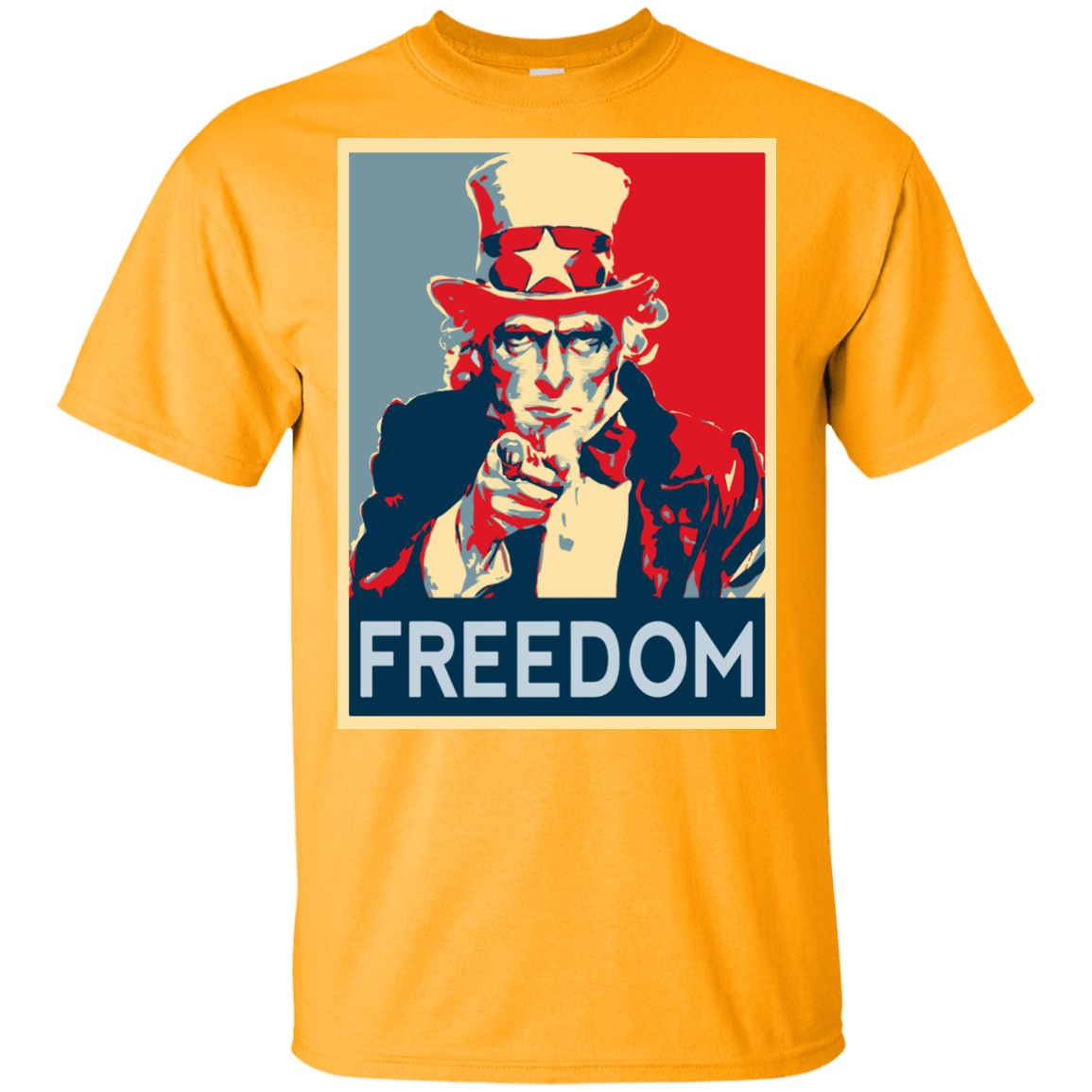 T-Shirts Gold / YXS Freedom Youth T-Shirt