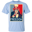 T-Shirts Light Blue / YXS Freedom Youth T-Shirt