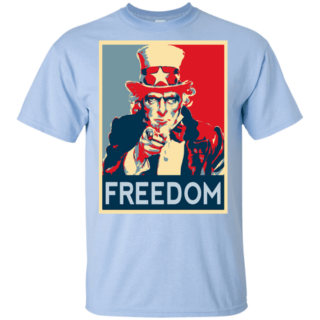 T-Shirts Light Blue / YXS Freedom Youth T-Shirt