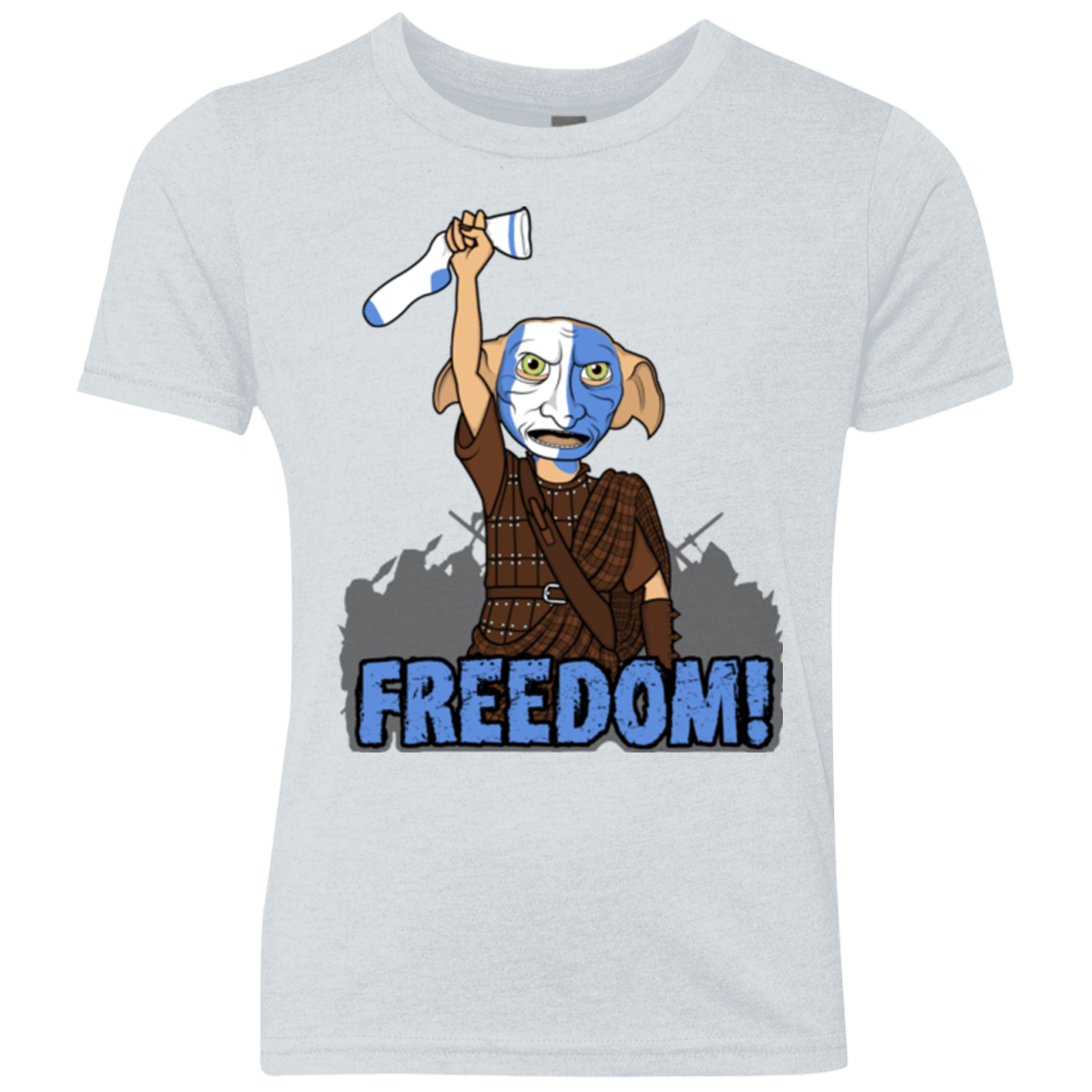 T-Shirts Heather White / YXS Freedom Youth Triblend T-Shirt