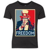 T-Shirts Vintage Black / YXS Freedom Youth Triblend T-Shirt