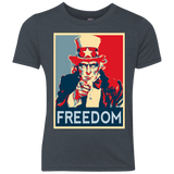 T-Shirts Vintage Navy / YXS Freedom Youth Triblend T-Shirt