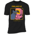 T-Shirts Black / X-Small Freelance Cat Men's Premium T-Shirt