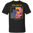 T-Shirts Black / S Freelance Cat T-Shirt