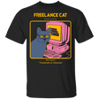 T-Shirts Black / YXS Freelance Cat Youth T-Shirt