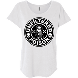 T-Shirts Heather White / X-Small Freshly Brewed Poison Triblend Dolman Sleeve