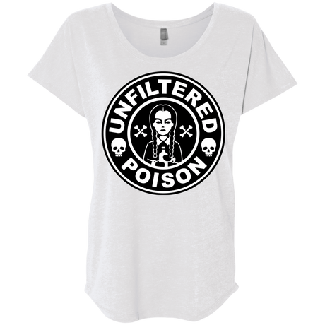 T-Shirts Heather White / X-Small Freshly Brewed Poison Triblend Dolman Sleeve