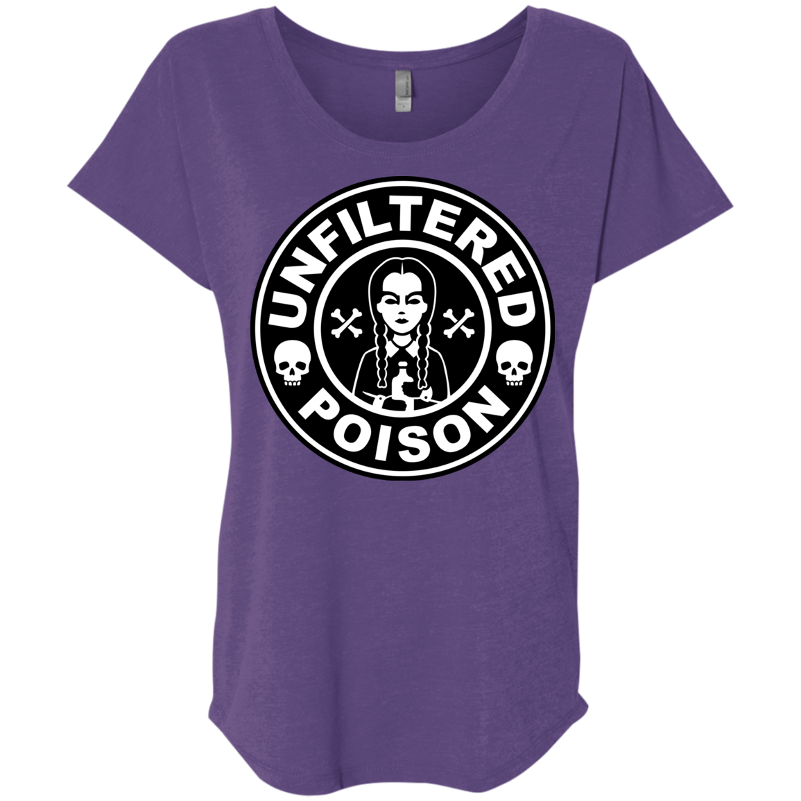 T-Shirts Purple Rush / X-Small Freshly Brewed Poison Triblend Dolman Sleeve