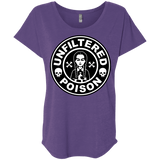 T-Shirts Purple Rush / X-Small Freshly Brewed Poison Triblend Dolman Sleeve