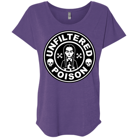 T-Shirts Purple Rush / X-Small Freshly Brewed Poison Triblend Dolman Sleeve