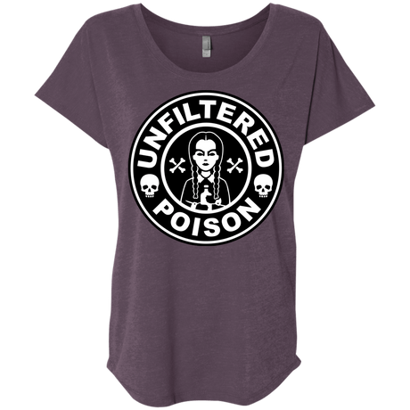 T-Shirts Vintage Purple / X-Small Freshly Brewed Poison Triblend Dolman Sleeve