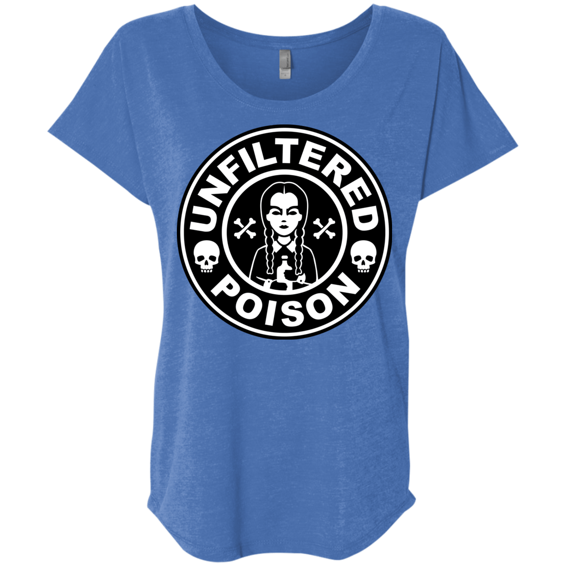 T-Shirts Vintage Royal / X-Small Freshly Brewed Poison Triblend Dolman Sleeve