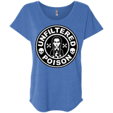 T-Shirts Vintage Royal / X-Small Freshly Brewed Poison Triblend Dolman Sleeve