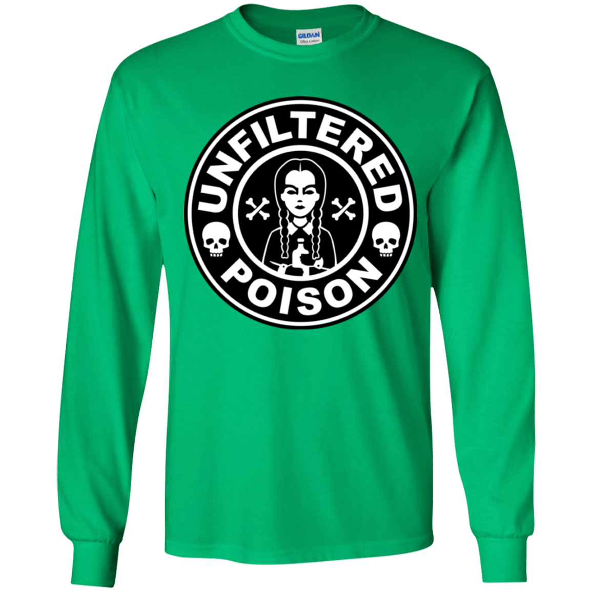T-Shirts Irish Green / YS Freshly Brewed Poison Youth Long Sleeve T-Shirt