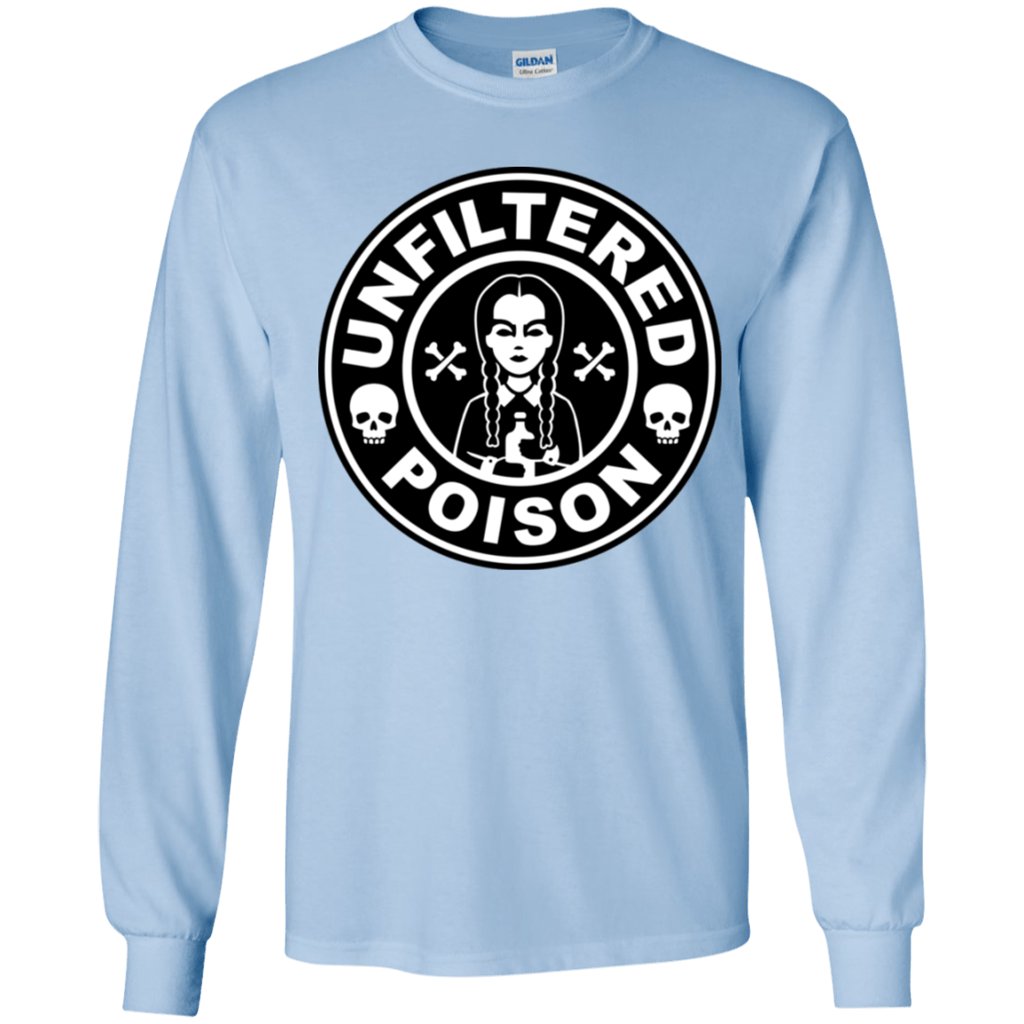 T-Shirts Light Blue / YS Freshly Brewed Poison Youth Long Sleeve T-Shirt