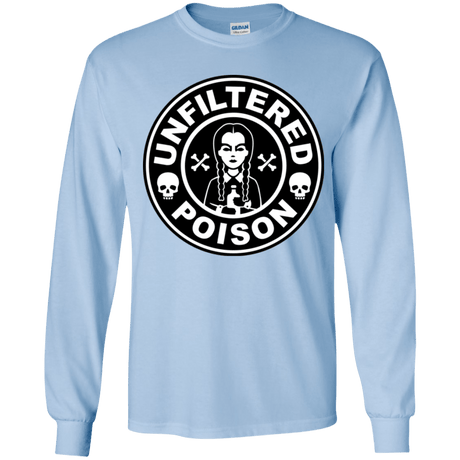 T-Shirts Light Blue / YS Freshly Brewed Poison Youth Long Sleeve T-Shirt