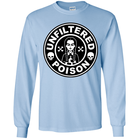 T-Shirts Light Blue / YS Freshly Brewed Poison Youth Long Sleeve T-Shirt