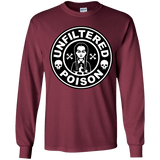 T-Shirts Maroon / YS Freshly Brewed Poison Youth Long Sleeve T-Shirt