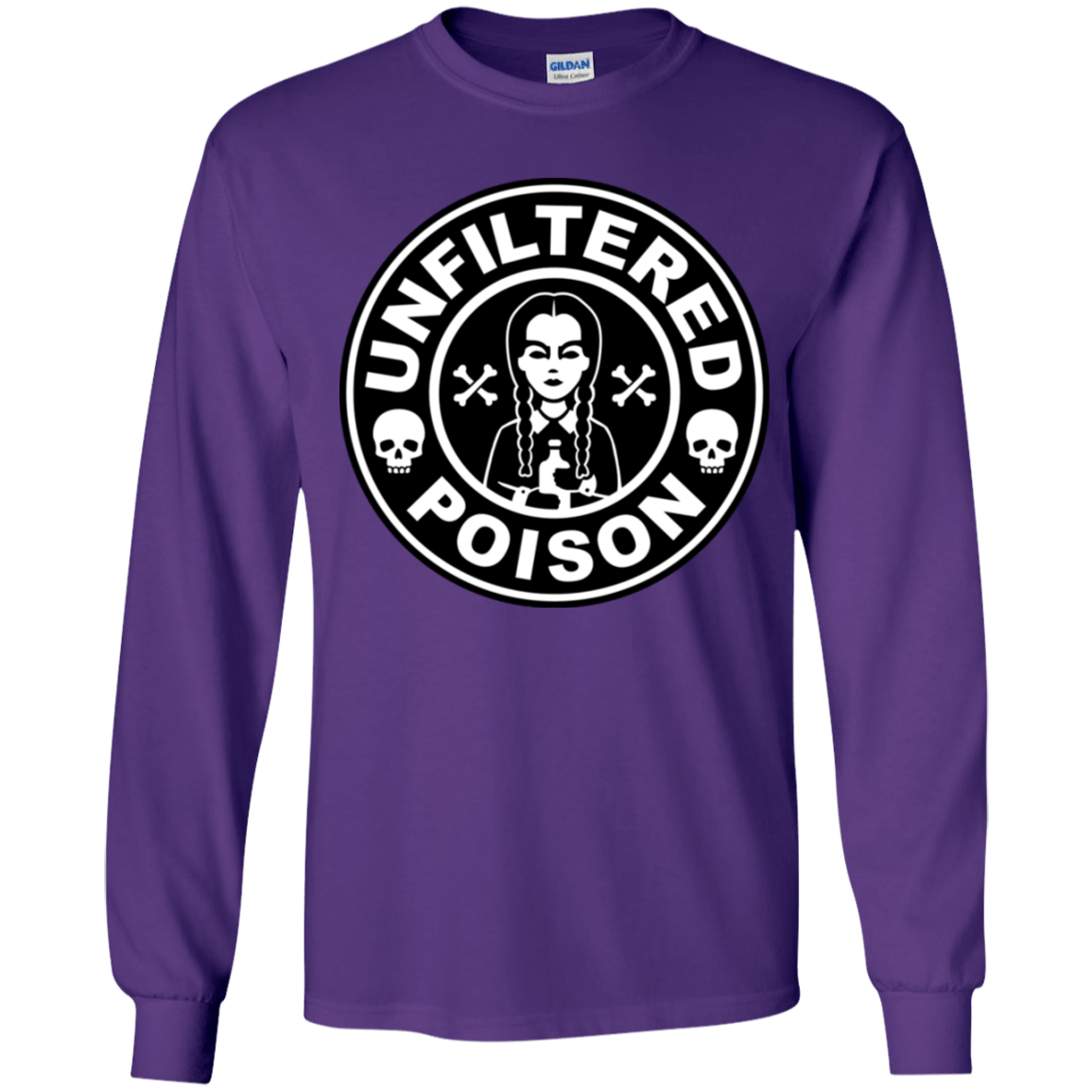T-Shirts Purple / YS Freshly Brewed Poison Youth Long Sleeve T-Shirt