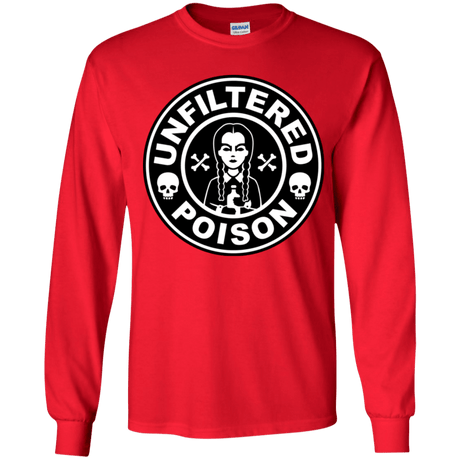 T-Shirts Red / YS Freshly Brewed Poison Youth Long Sleeve T-Shirt