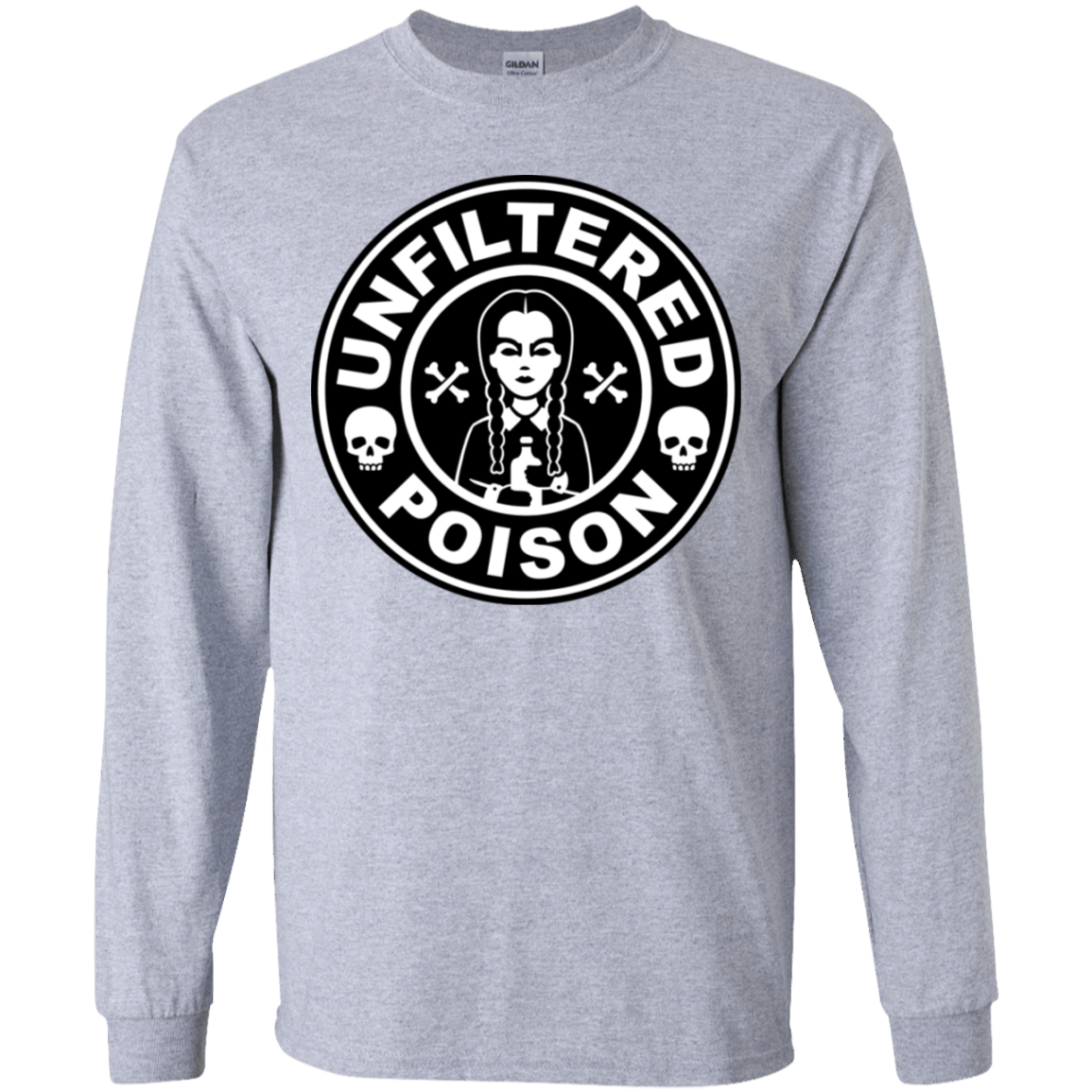 T-Shirts Sport Grey / YS Freshly Brewed Poison Youth Long Sleeve T-Shirt