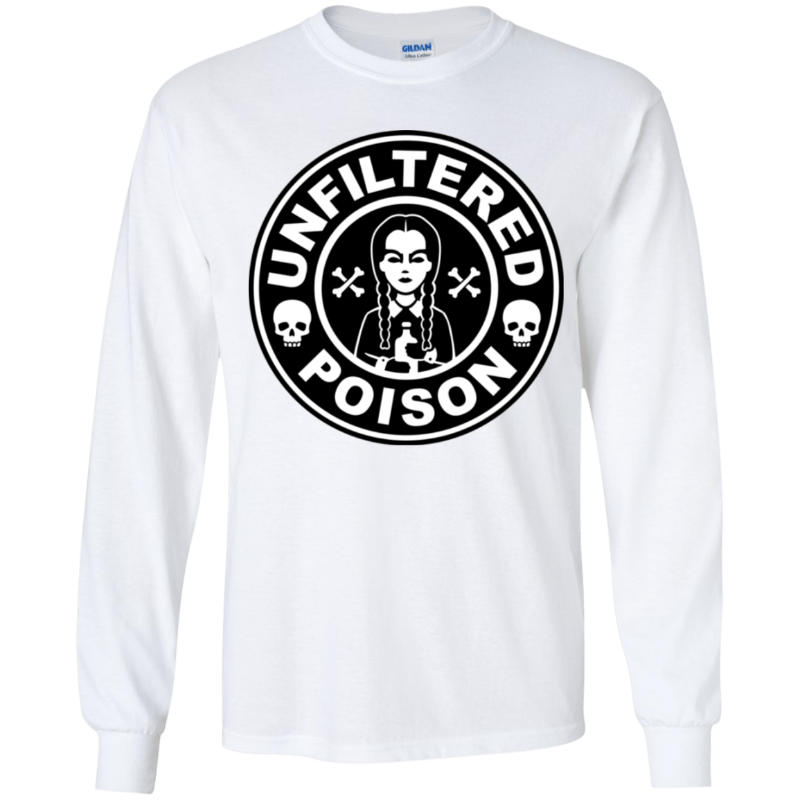 T-Shirts White / YS Freshly Brewed Poison Youth Long Sleeve T-Shirt
