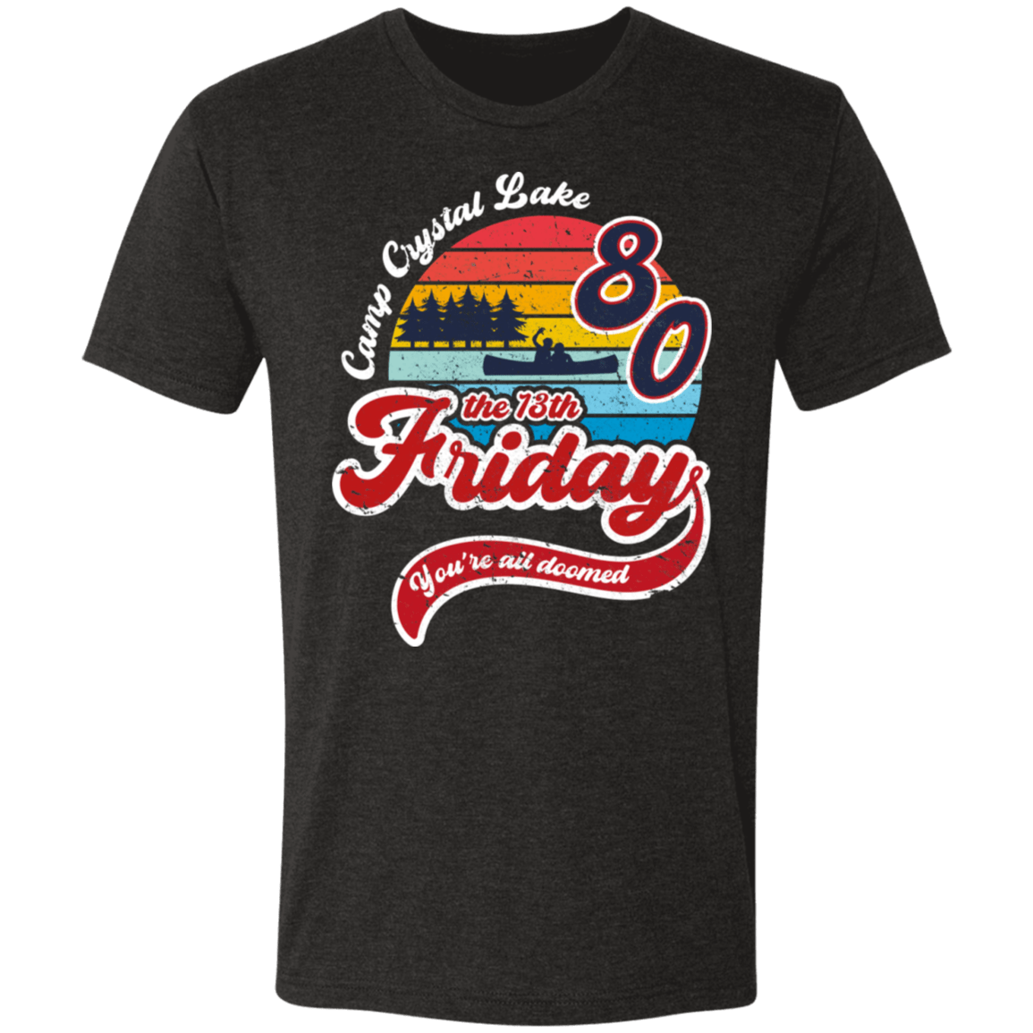 T-Shirts Vintage Black / S Friday 1980 Men's Triblend T-Shirt